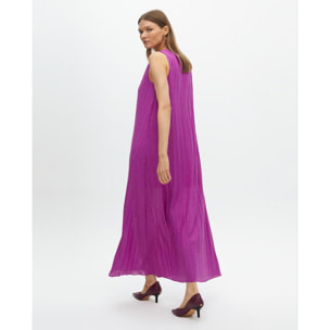 Abito Plissettato con Bretelle