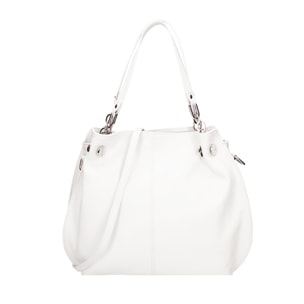 Borsa a mano da donna Made in Italy - Modello Ereba - 100% pelle - 38.0 x 30.0 x 12.0 cm