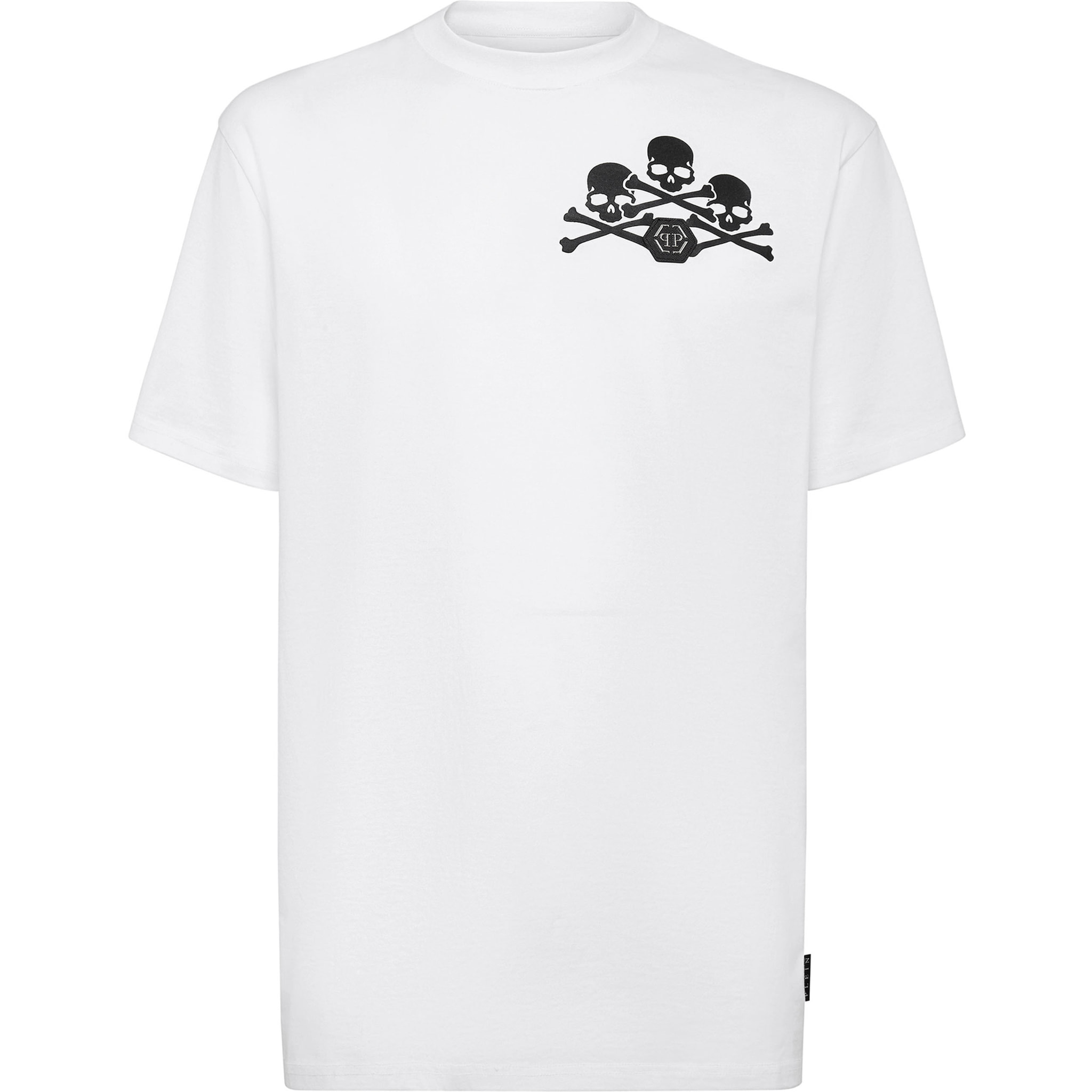 PHILIPP PLEIN T-Shirt Round Neck SKULL