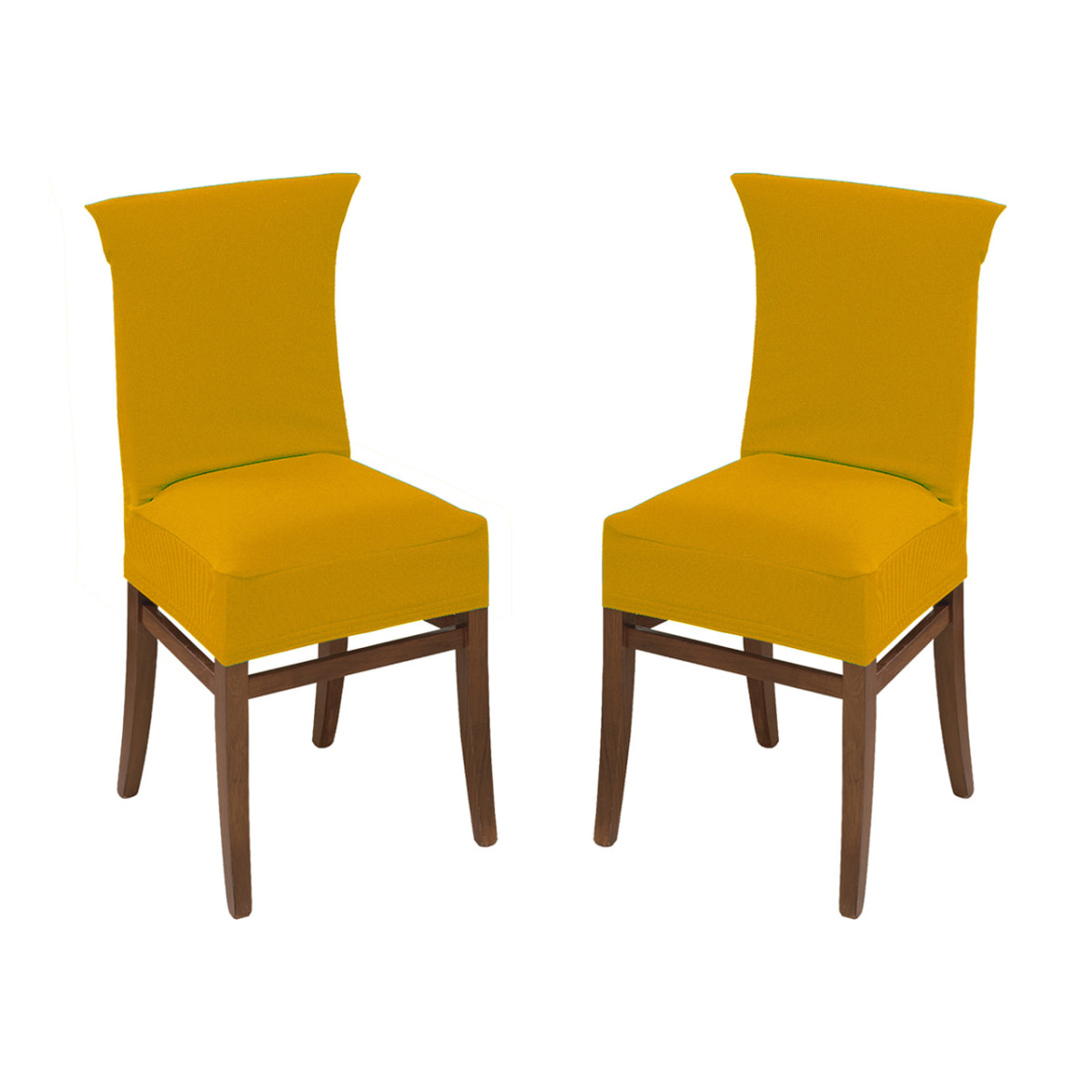 COPPIA COPRISEGGIOLA MAGIC TINTA UNITA SENAPE