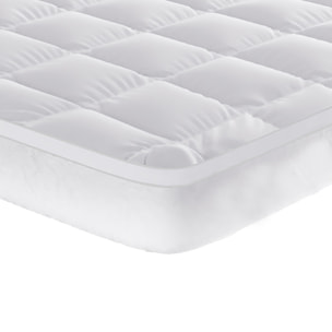 TOPPER MORFEO TRAPUNTATO CON FASCIA COPRIMATERASSO