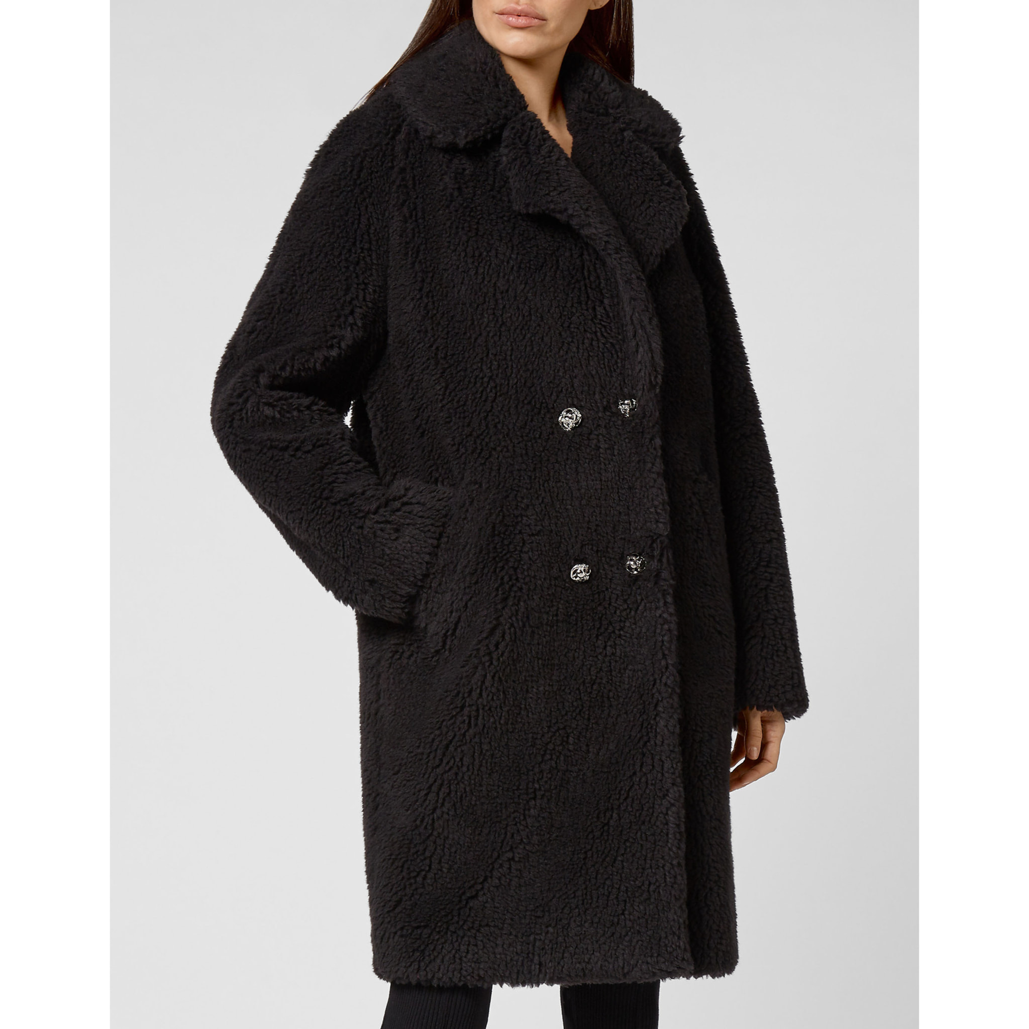 PHILIPP PLEIN Cappotto lungo ICONIC PLEIN