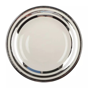 Assiette plate triple filet argent 27cm