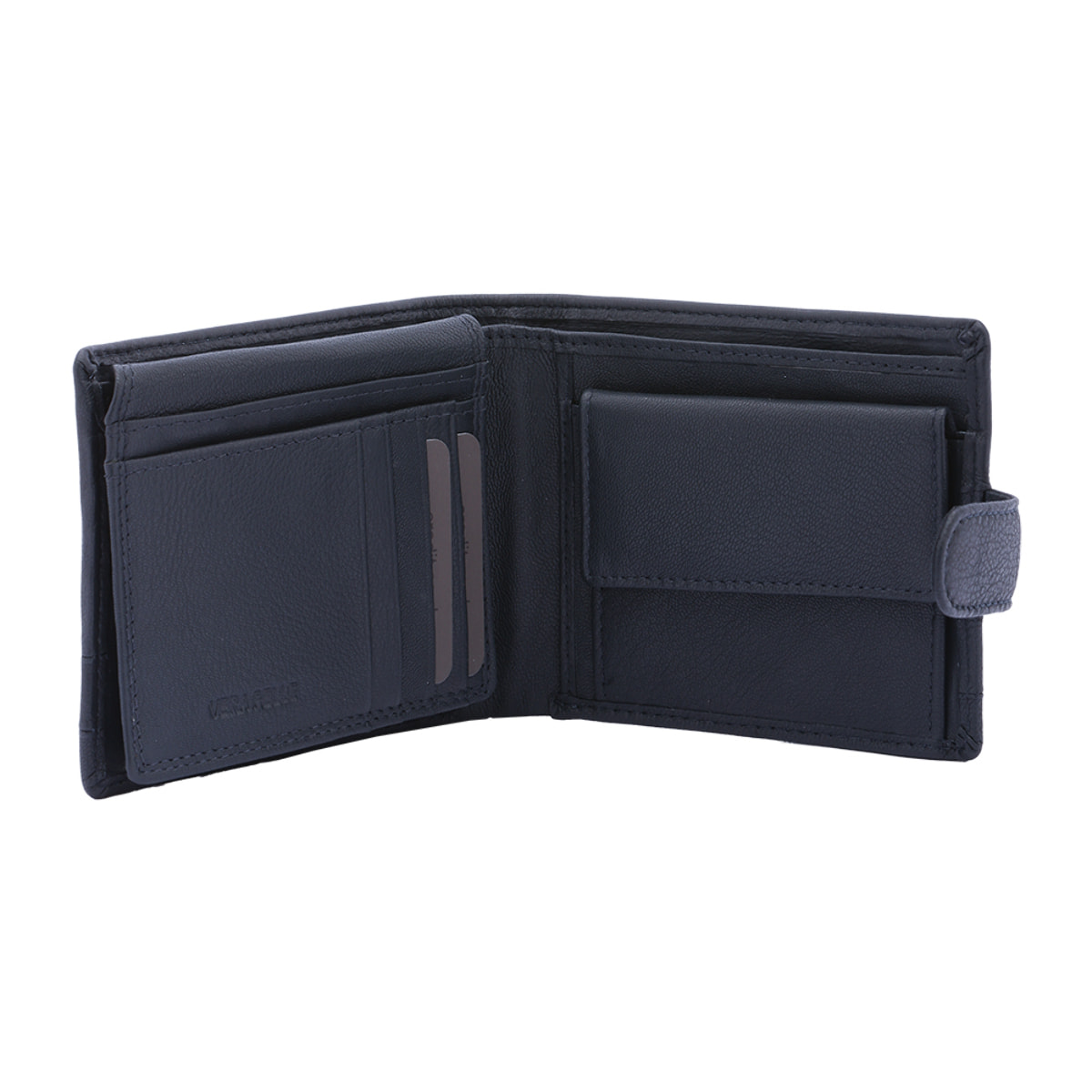 Portafoglio  da uomo In Vera pelle Made in Italy 9,5x12x2,5 cm