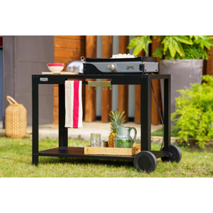 TABLE DESSERTE 110 XL NOIRE - LE MARQUIER