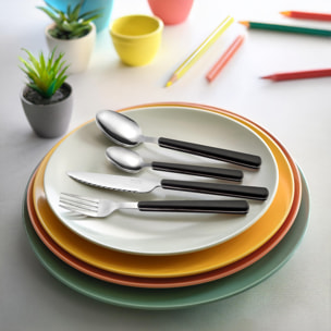 Tonus Noir - Ménagère 48 pièces