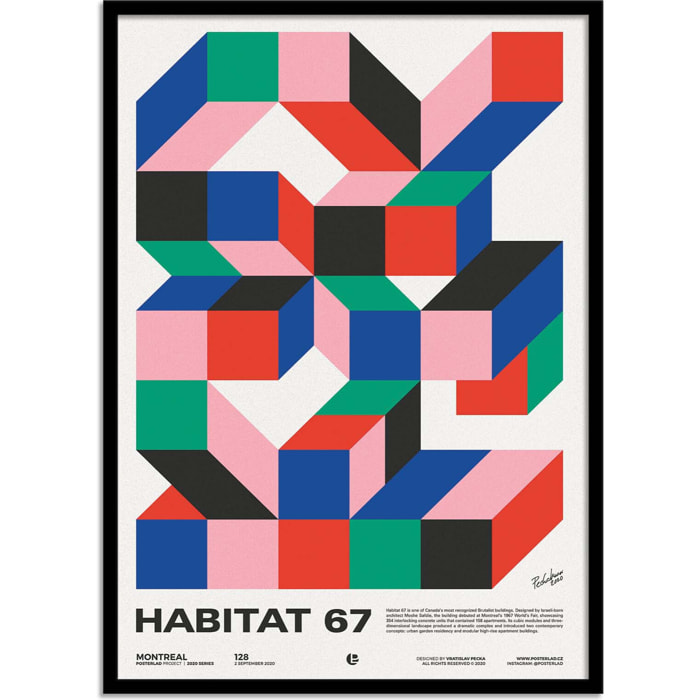 Affiche - Habitat 67 - Posterlad