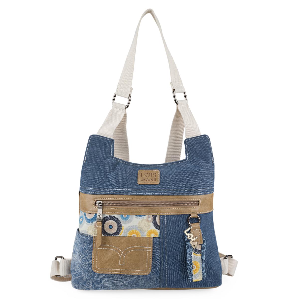 Bolso Mochila Mujer Lois Carolina Azul