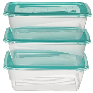3 boîtes de conservation "Fresh & Freeze" 1,25L