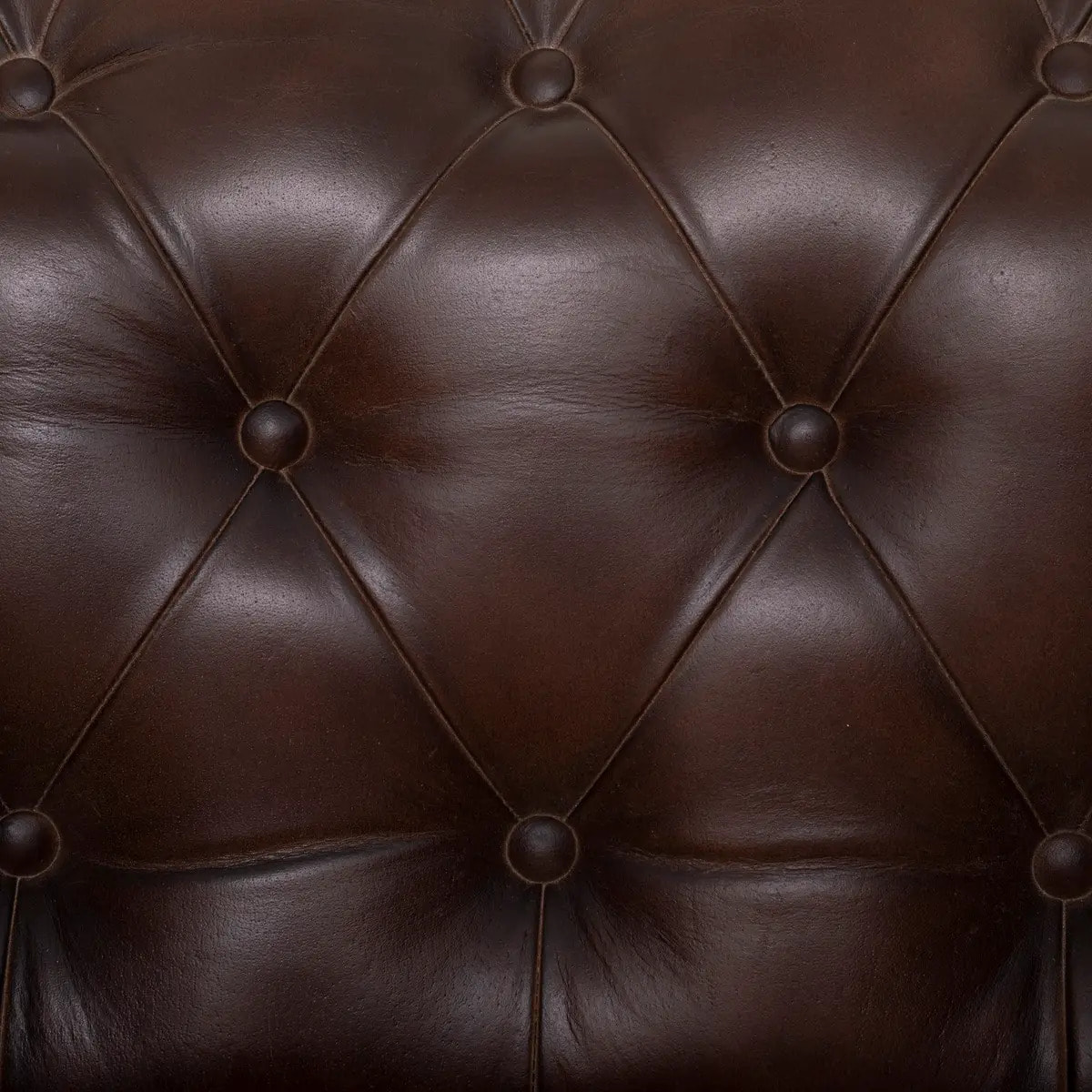 Fauteuil "Chester" - cuir - marron