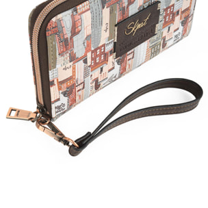 Cartera Mujer Sint Skpat Buildings Marron