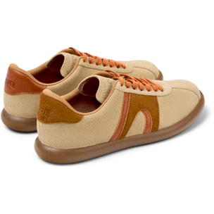 Zapatillas - CAMPER Pelotas Soller Twins - Beige - Cuero Nubuck