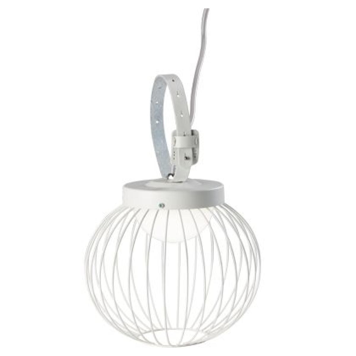 Cage - Lampada Led Portatile 20W Con Cinturino In Pelle A Luce Fredda Colore Bianco