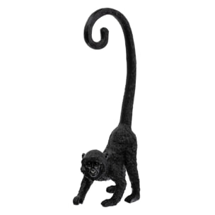 Statuette singe - noir - H41 cm