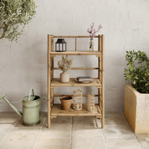 Etagère rectangulaire pliable en bambou - Bami