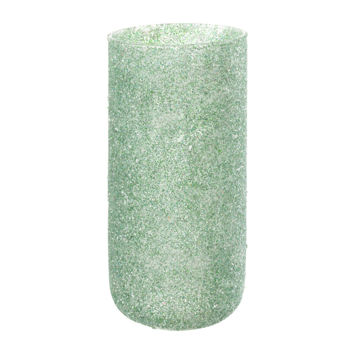 J-Line bougeoir Arti - verre - vert - large