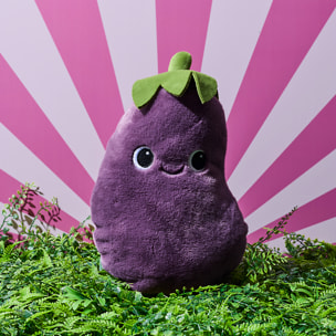 Peluche Aubergine Kawaii