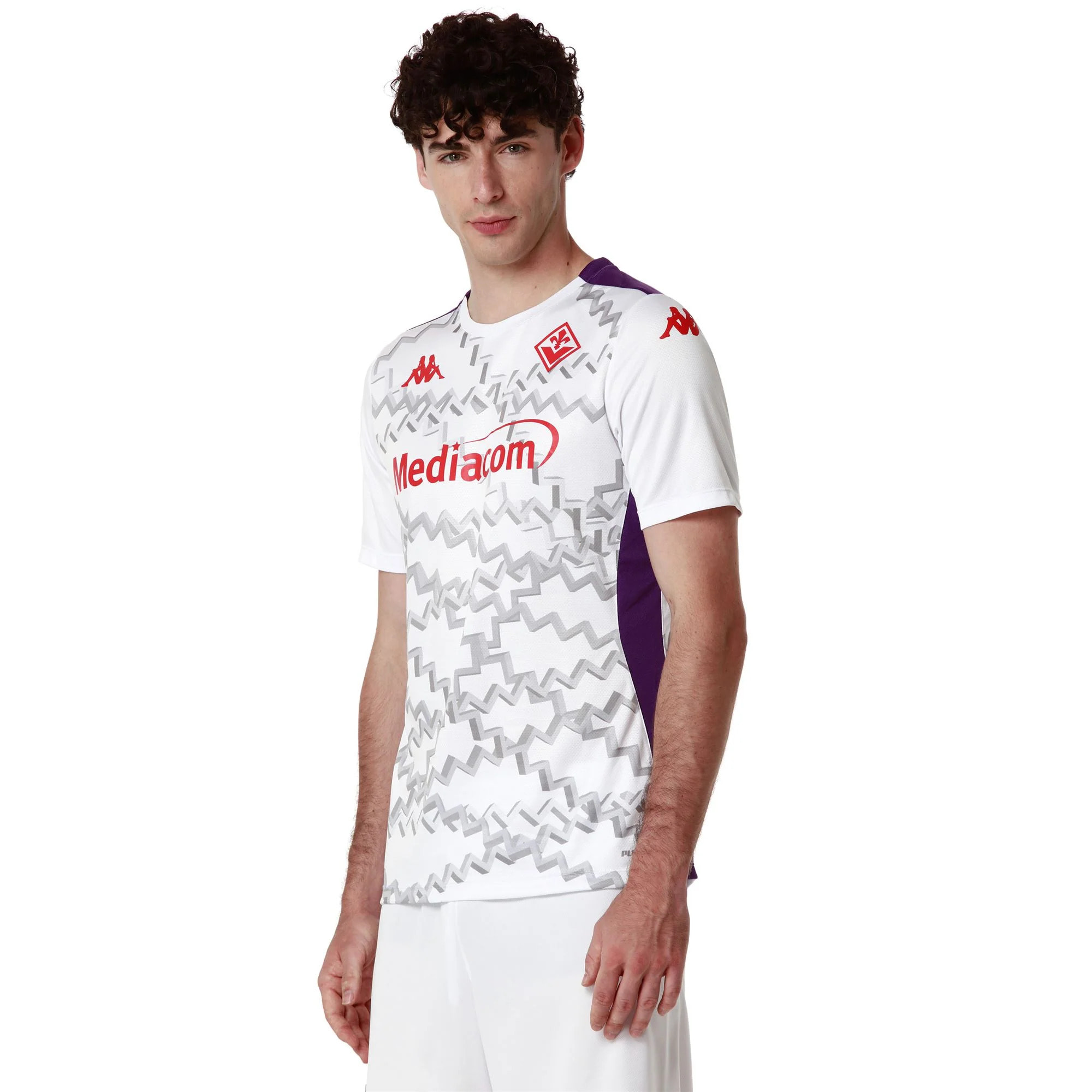 Kappa - Maglie gioco Uomo Bianco - Aboupre Pro 8 Fiorentina
