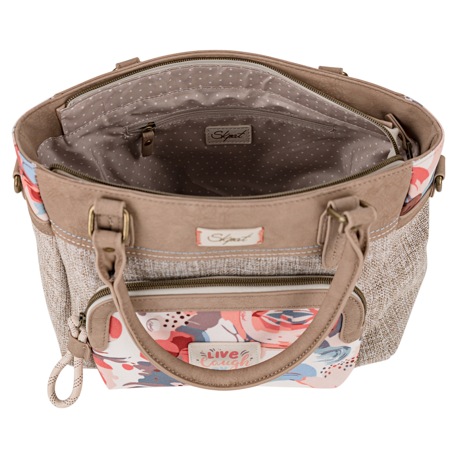 Bolso De Mano Skpat Leyre Taupe