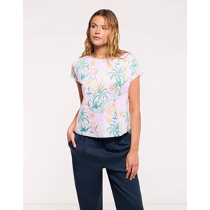 Camiseta Palmeras Multicolor - Triche