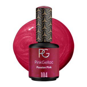 Vernis semi-permanent - 104 Passion Pink - 15 ml