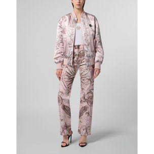 PHILIPP PLEIN Straight Cut Jeans Butterfly Tattoo