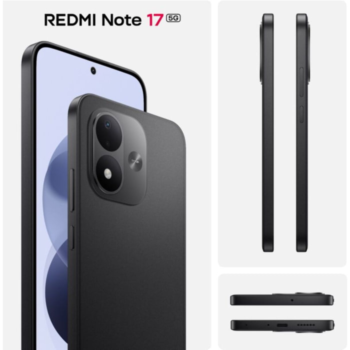 Smartphone XIAOMI Redmi Note 17 5G 128Go Noir