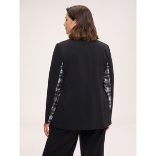 Fiorella Rubino - Blazer bicolor - Negro