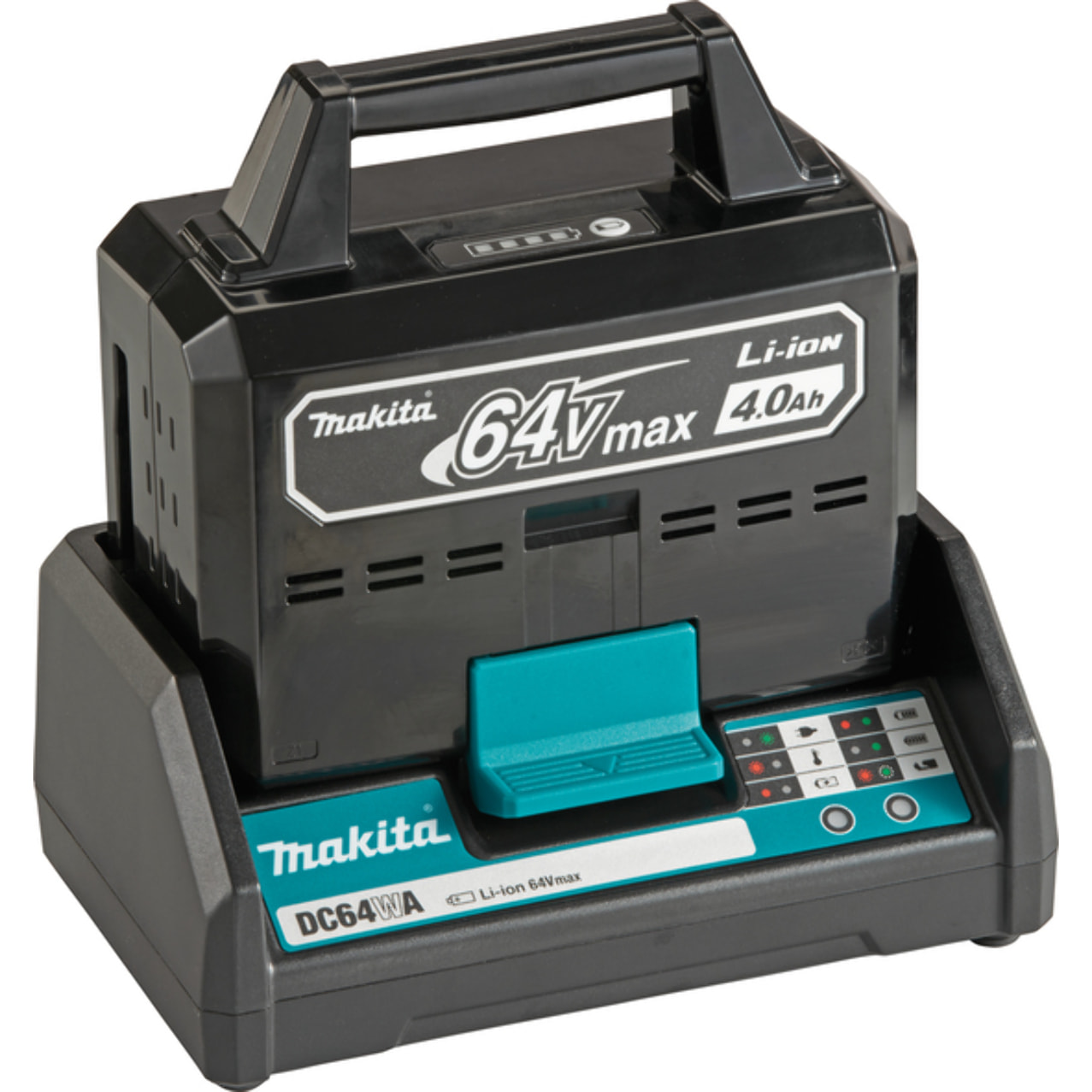Cortacésped 53 cm 64Vmax MAKITA 1 batería BL6440 + cargador DC64WA - LM002JM101
