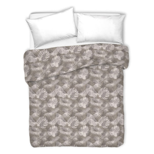 Copriletto di cotone tropical beige 100% cotone