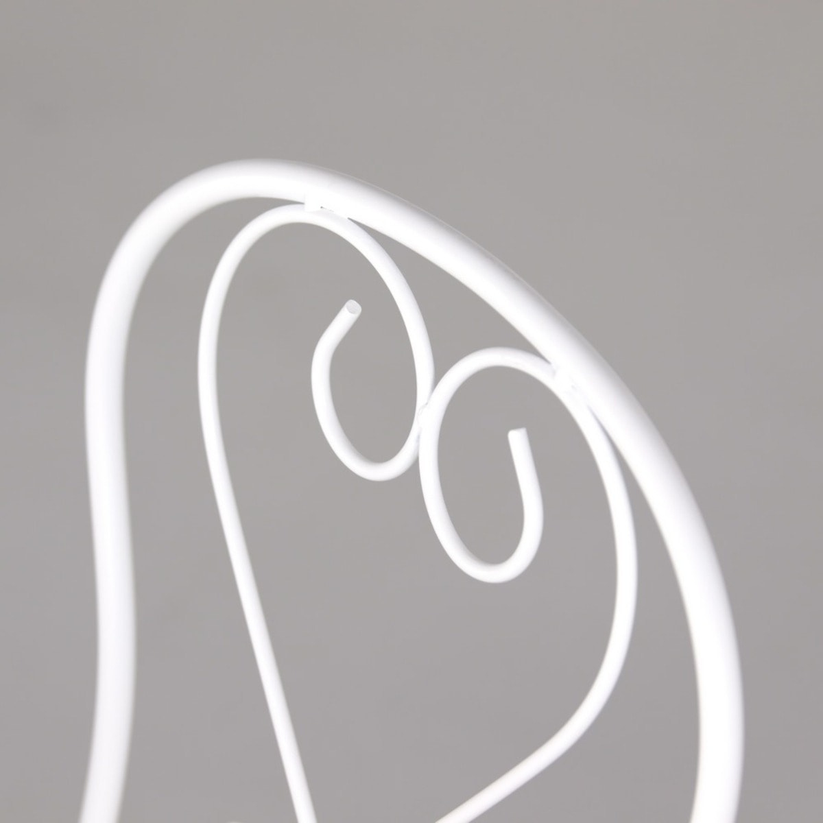 Set da giardino bianco 2 sedie pieghevoli 1 tavolino rotondo - Deco