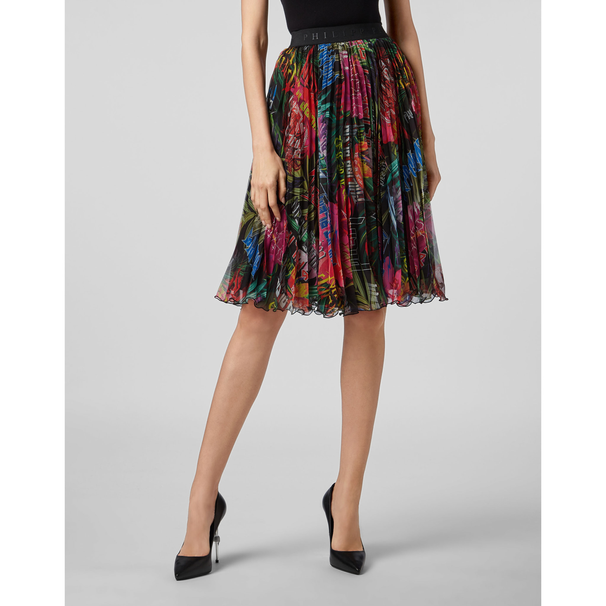 PHILIPP PLEIN Falda larga
