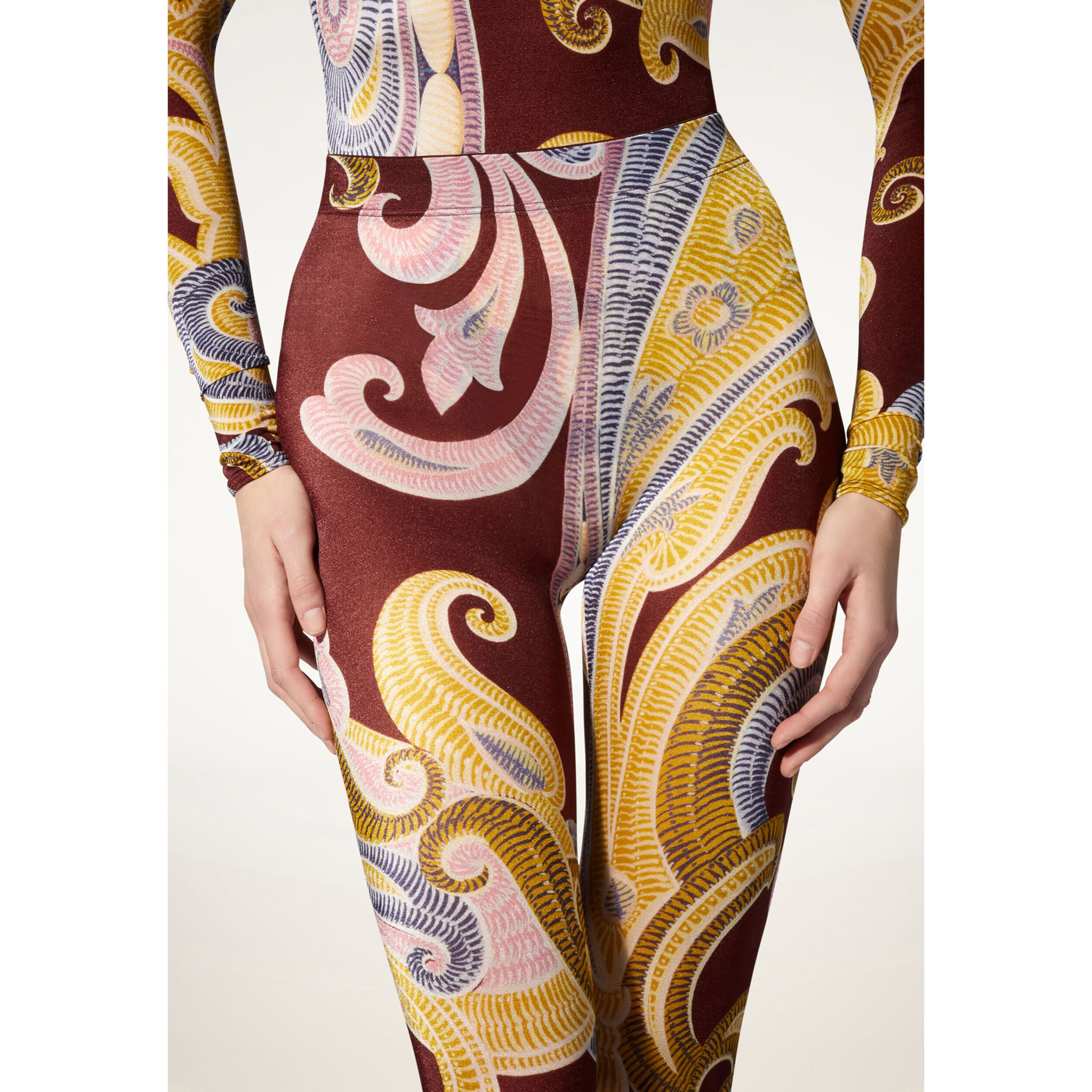 Collant Paisley Baroque Tights