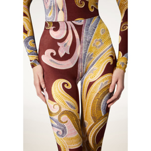 Collant Paisley Baroque Tights