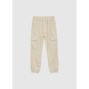 Pantalone cargo in lino