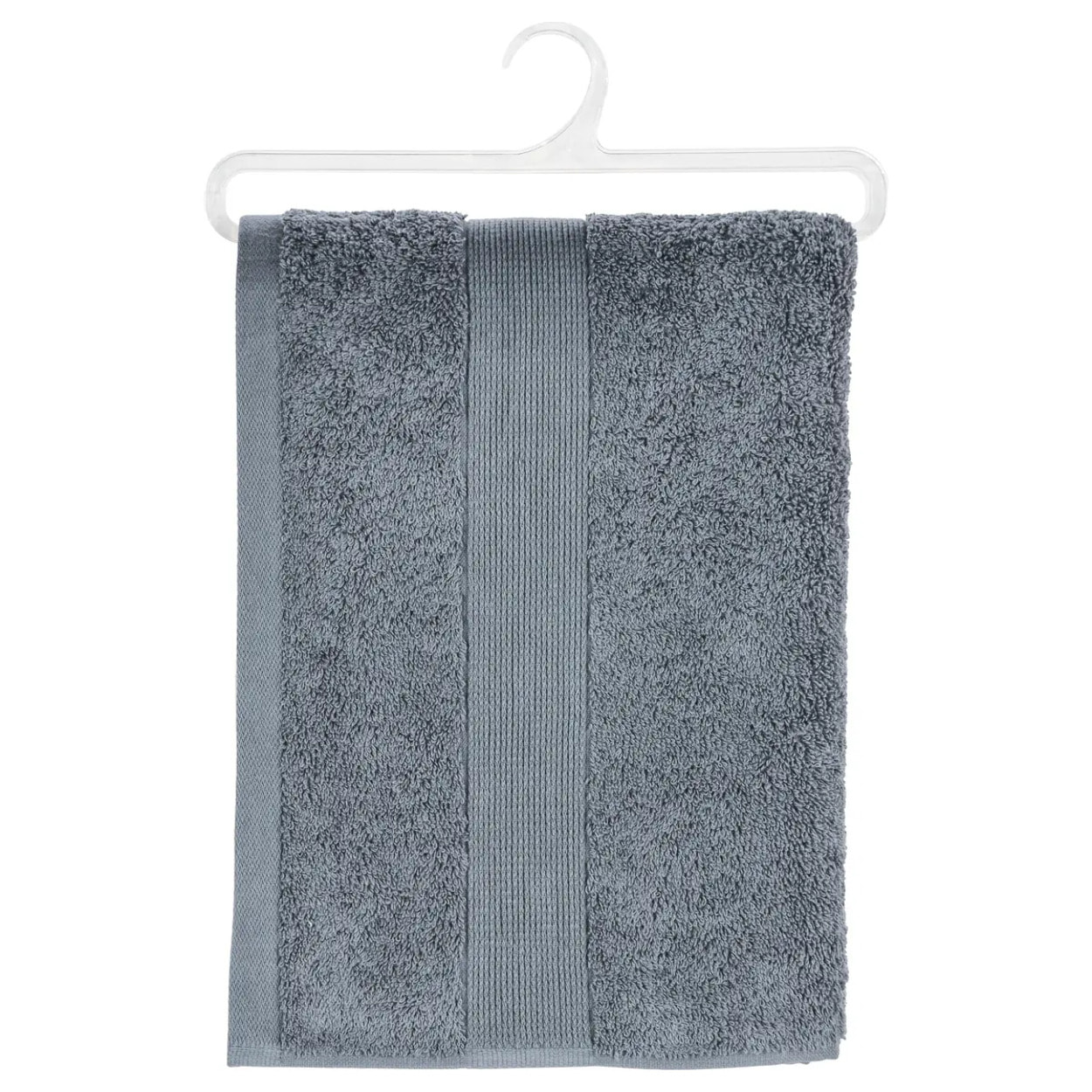 Drap de douche "Essentiel" coton gris 70x130cm