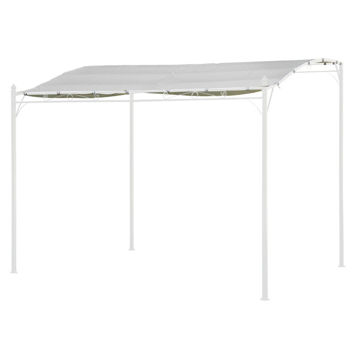 Toile pour pergola murale 3 × 2,5m NICE beige