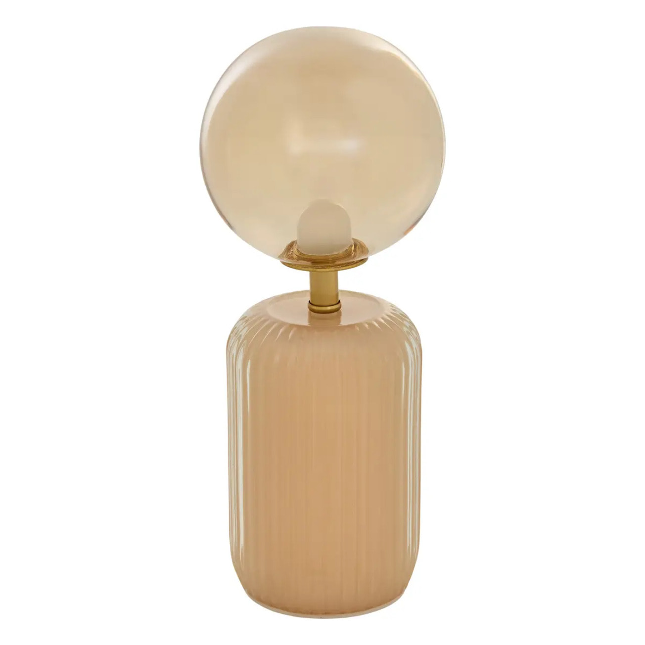 Lampe LED Marika ronde H.24cm beige