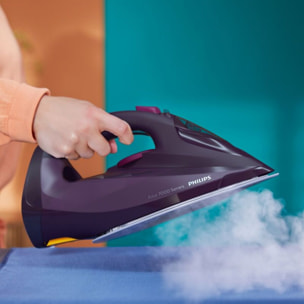 Fer à repasser PHILIPS DST7061/30 fer à vapeur violet et noir