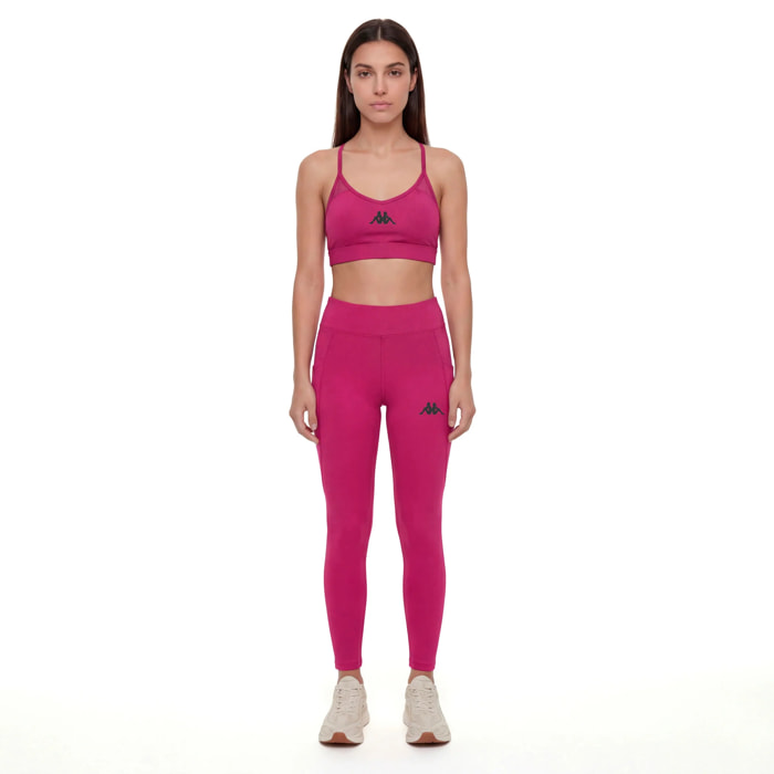 Kappa - Pantalones Mujer Violeta - Ivara Pro