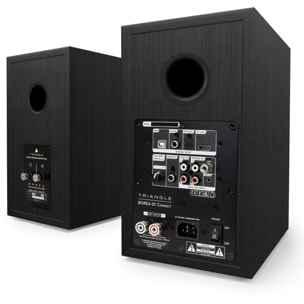 Enceinte bibliothèque active TRIANGLE BR02 Connect Noir