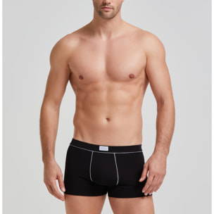 Boxer cotone con dettagli a contrasto
