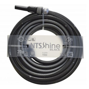 KIT MANGUERA NTS SHINE BLACK 15mmx20 m