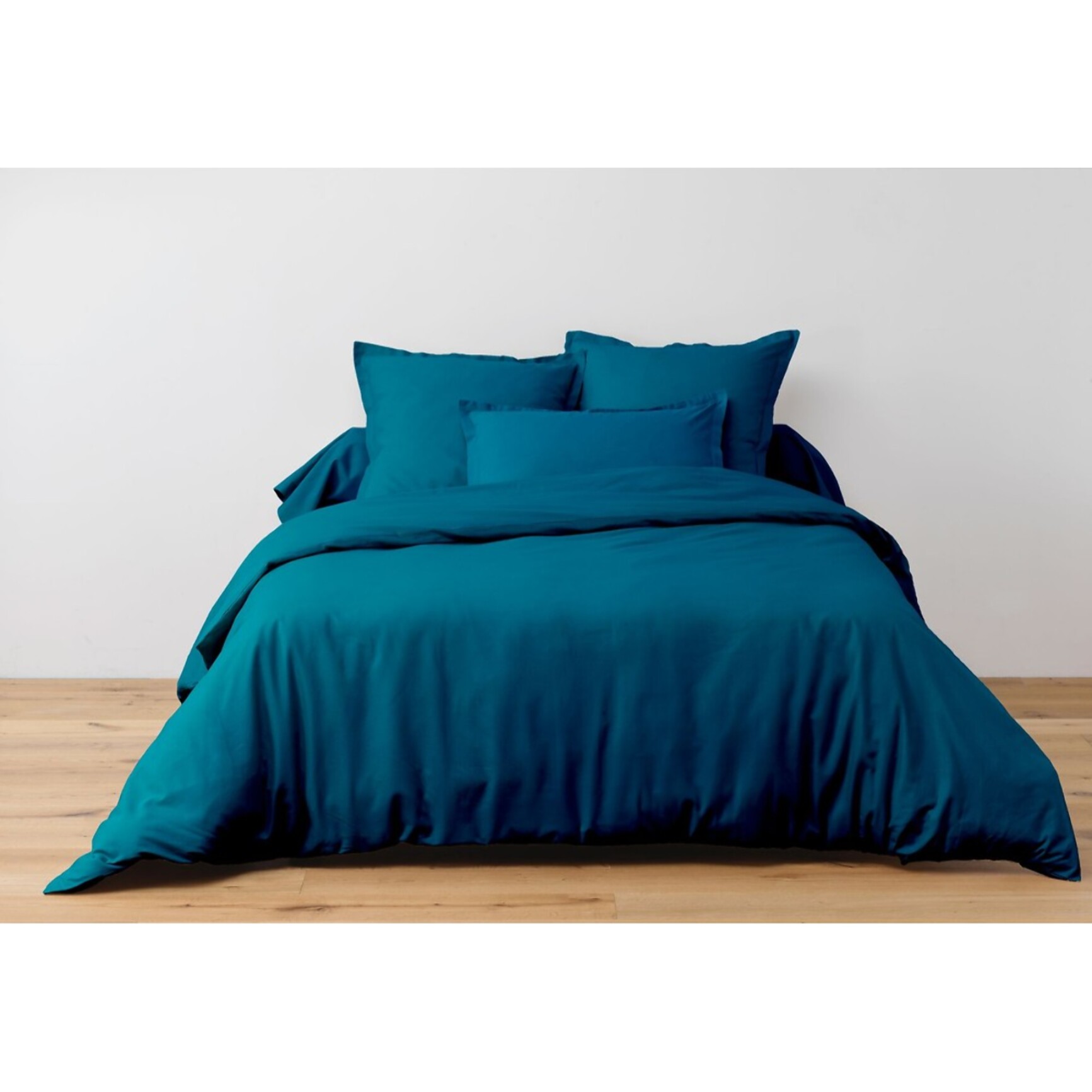 Parure De Drap 3pcs et Drap Housse 90x190cm Coton 57fils/cm2 Canard