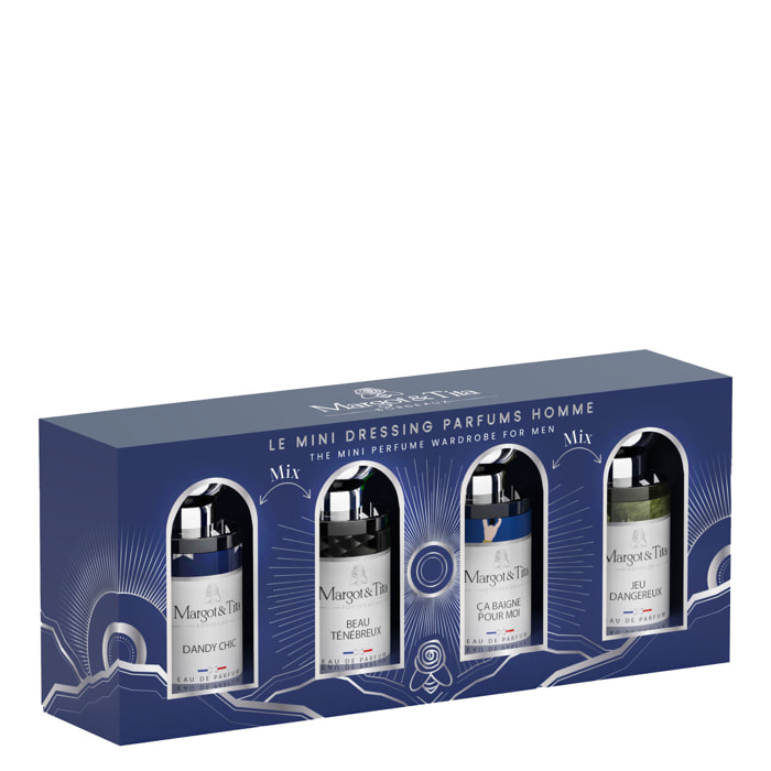 Le Mini Dressing Homme - Coffret Mini Dressing Eau de Parfum 4 x 15ml