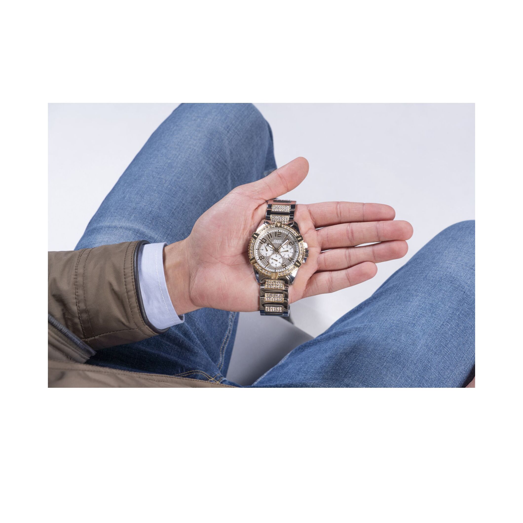 Guess Reloj Analógico De Cuarzo Gs Frontier