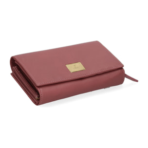 Portafoglio da donna In Vera pelle Made in Italy 17x10x4 cm