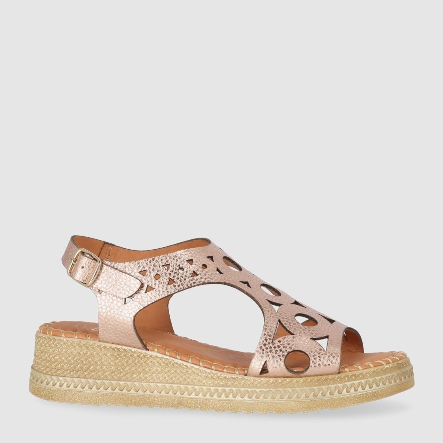 Sandalias de Piel - Rose - Tacón: 5 cm