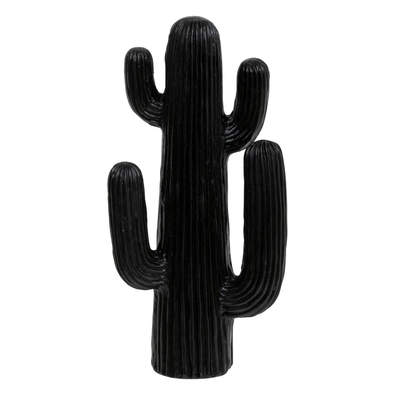 Cactus déco "Rodrigo" H38cm noir