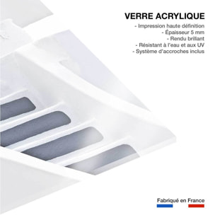 Tableau escalier blanc paros Tableau plexiglas